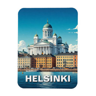Helsinki Finnland Reise Magnet