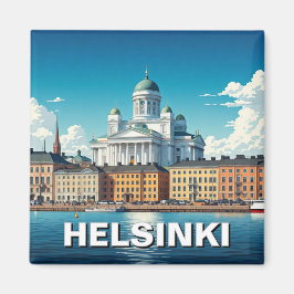Helsinki Finnland Reise Magnet