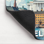 Helsinki Finnland Reise Mousepad (Ecke)