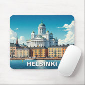 Helsinki Finnland Reise Mousepad (Mit Mouse)
