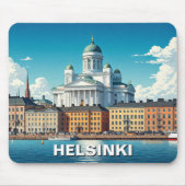 Helsinki Finnland Reise Mousepad (Vorne)