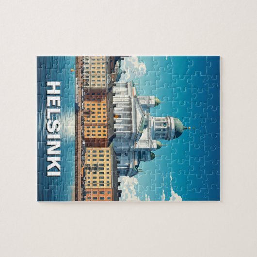 Helsinki Finnland Reise Puzzle (Horizontal)