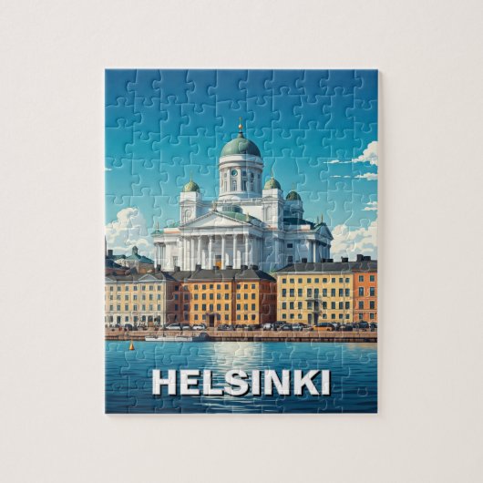 Helsinki Finnland Reise Puzzle (Vertikal)