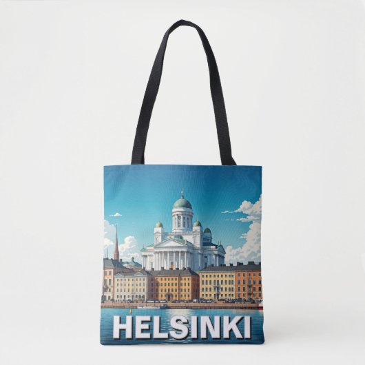 Helsinki Finnland Reise Tasche (Vorderseite)