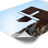 Helsinki, Finnland, Rock Church Cross Fotodruck (Ecke)