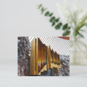 Helsinki, Finnland, Rock Church Organ Postkarte (Stehend Vorderseite)