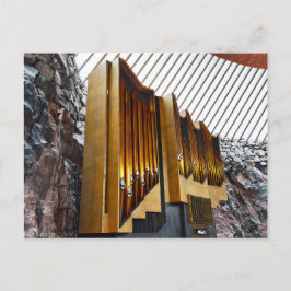 Helsinki, Finnland, Rock Church Organ Postkarte