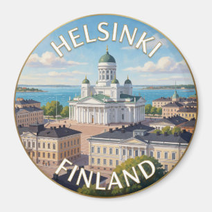 Helsinki Finnland Senatsplatz Wahrzeichen Magnet
