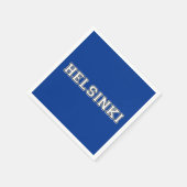 Helsinki Finnland Serviette (Ecke)