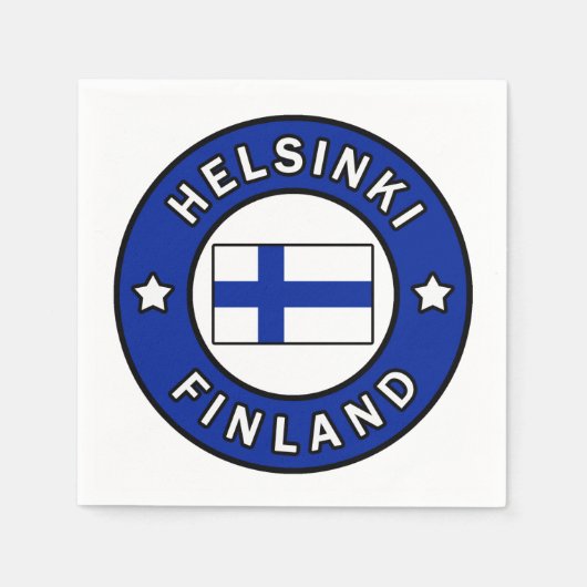 Helsinki Finnland Serviette (Vorderseite)