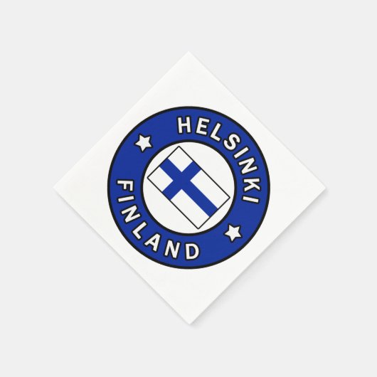 Helsinki Finnland Serviette (Ecke)