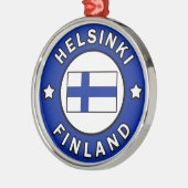 Helsinki Finnland Silbernes Ornament (Links)