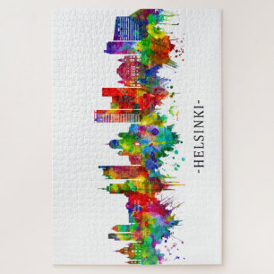 Helsinki Finnland Skyline Puzzle