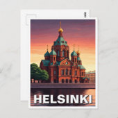 Helsinki Finnland Uspenski Kathedrale Postkarte (Vorne/Hinten)