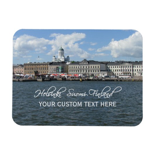 HELSINKI Finnland - Zollmagnet Magnet (Horizontal)