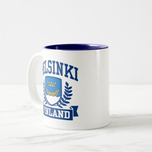 Helsinki Finnland Zweifarbige Tasse (Vorderseite Links)