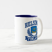Helsinki Finnland Zweifarbige Tasse (VorderseiteRechts)