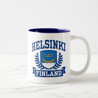 Helsinki Finnland Zweifarbige Tasse