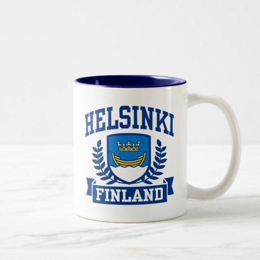Helsinki Finnland Zweifarbige Tasse (Rechts)