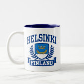 Helsinki Finnland Zweifarbige Tasse (Links)
