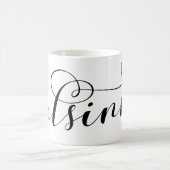 Helsinki Flag im Herzen Finnlands Kaffeetasse (Mittel)