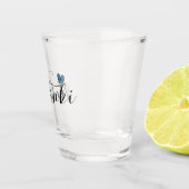 Helsinki Flag im Herzen Finnlands Schnapsglas (Rechts)