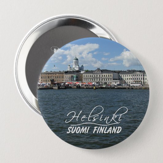 Helsinki-Hafenknopf Button (Vorne & Hinten)
