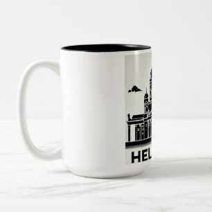 Helsinki-Kaffeetasse Zweifarbige Tasse