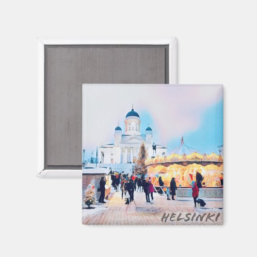 Helsinki Magnet (Vorderseite/Rückseite)