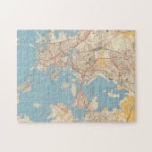Helsinki palapeli | Karte 1961 Puzzle (Horizontal)