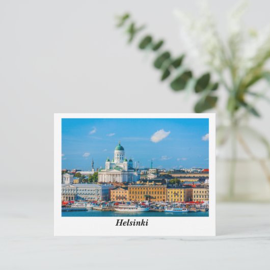 Helsinki Postkarte (Stehend Vorderseite)