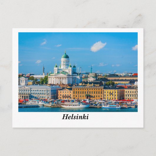Helsinki Postkarte (Vorderseite)