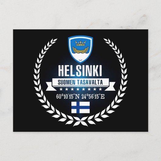 Helsinki Postkarte (Vorderseite)