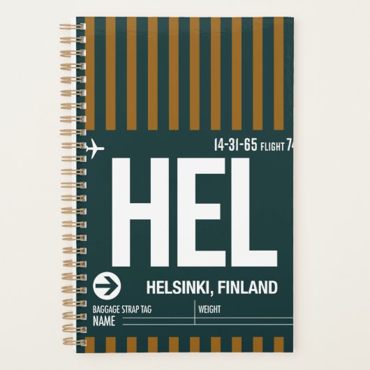 Helsinki - Reiseplaner 2026 Planer (Vorderseite)