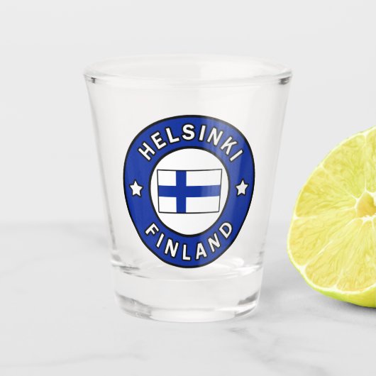 Helsinki Schnapsglas (Vorderseite)