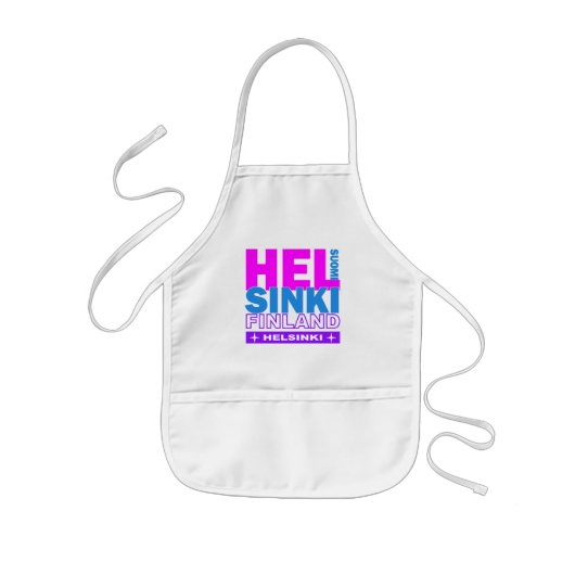 Helsinki-Schürze - Stil wählen Kinderschürze (Vorne)