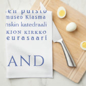 Helsinki Sehenswürdigkeiten Küchentuch (Viertel Falte)