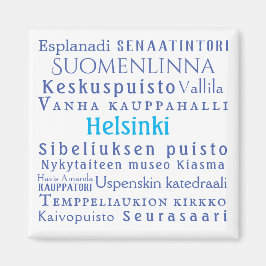 Helsinki-Sehenswürdigkeiten Magnet