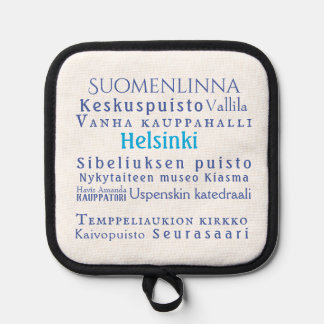 Helsinki-Sehenswürdigkeiten Topflappen