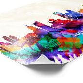 Helsinki Skyline Fotodruck (Ecke)