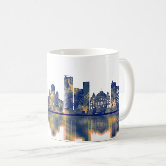 Helsinki Skyline Kaffeetasse (VorderseiteRechts)
