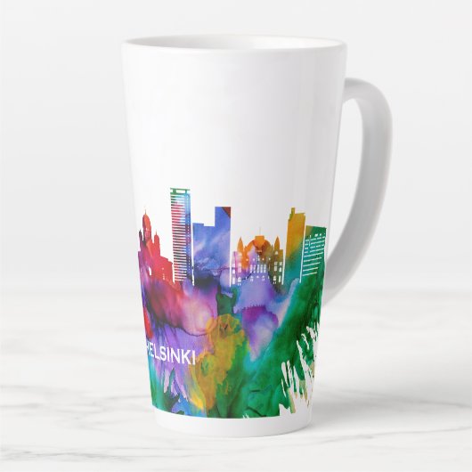 Helsinki Skyline Milchtasse (Rechte Ecke)