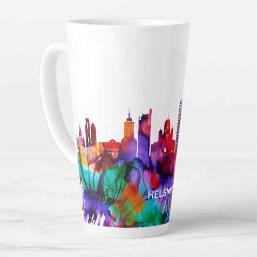 Helsinki Skyline Milchtasse (Linke Ecke)