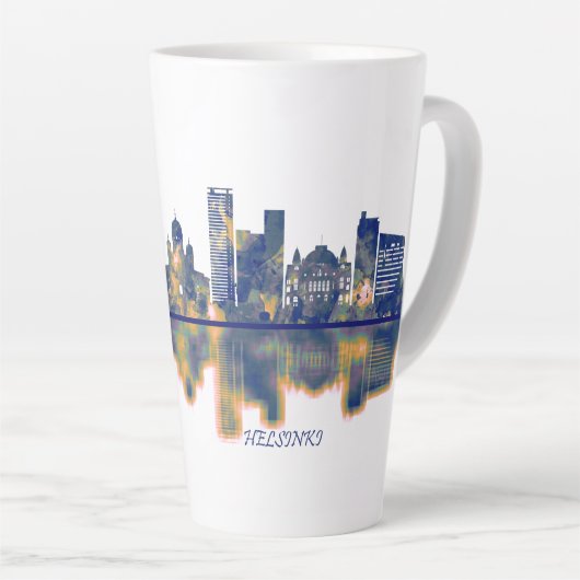 Helsinki Skyline Milchtasse (Rechte Ecke)