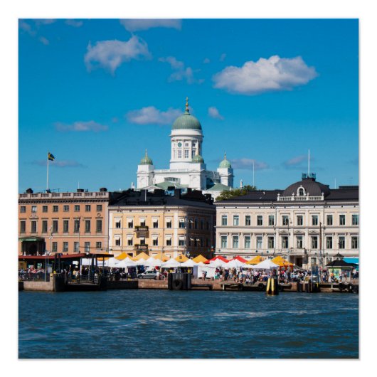 Helsinki Skyline Poster (Vorderseite)