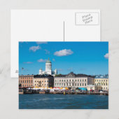 Helsinki Skyline Postkarte (Vorne/Hinten)