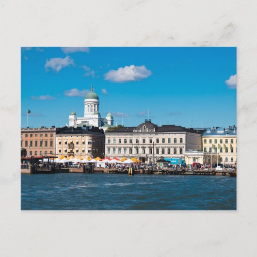 Helsinki Skyline Postkarte (Vorderseite)