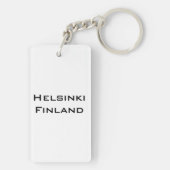 Helsinki Skyline Schlüsselanhänger (Rückseite)