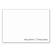 Helsinki Skyline Tischnummer (Rückseite)