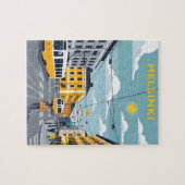 Helsinki Tram – Urban Finland Cityscape Puzzle (Horizontal)